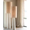 Lampa podłogowa AVA 168 cm naturalna biała
