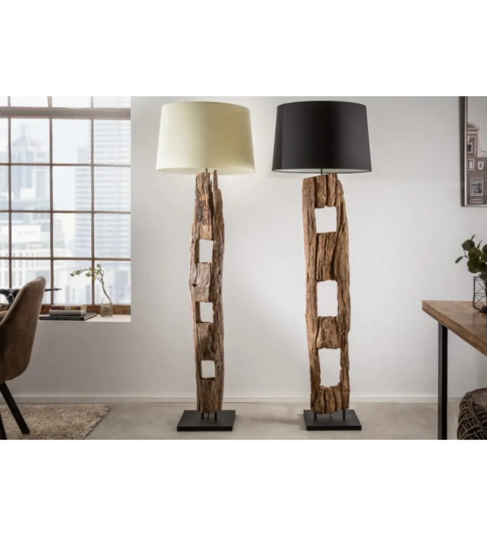 Lampa podłogowa BARRACUDA 177 cm czarna