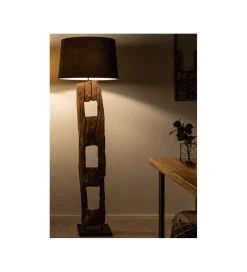 Lampa podłogowa BARRACUDA 177 cm czarna