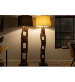 Lampa podłogowa BARRACUDA 177 cm czarna