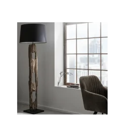Lampa podłogowa BARRACUDA 177 cm czarna
