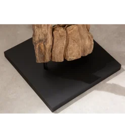 Lampa podłogowa BARRACUDA 177 cm czarna
