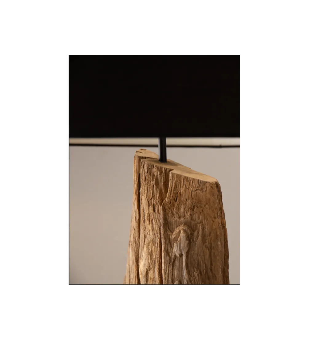 Lampa podłogowa BARRACUDA 177 cm czarna