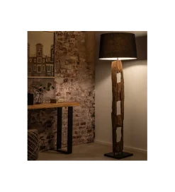 Lampa podłogowa BARRACUDA 177 cm czarna
