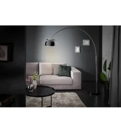Lampa Podłogowa Big Bow II srebrna