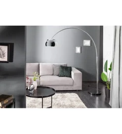 Lampa Podłogowa Big Bow II srebrna
