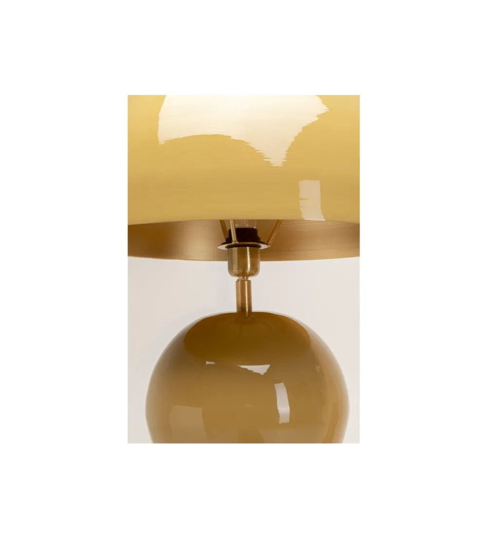 Lampa podłogowa CANDY 135 cm musztardowa