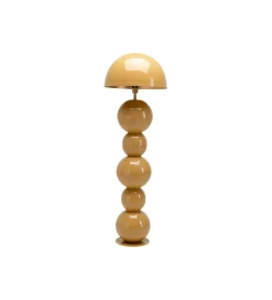 Lampa podłogowa CANDY 135 cm musztardowa