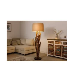 Lampa podłogowa Cara 150 cm beżowa