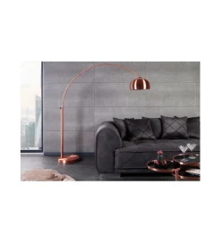Lampa podłogowa 170-210 cm Big Bow miedziana rególowana