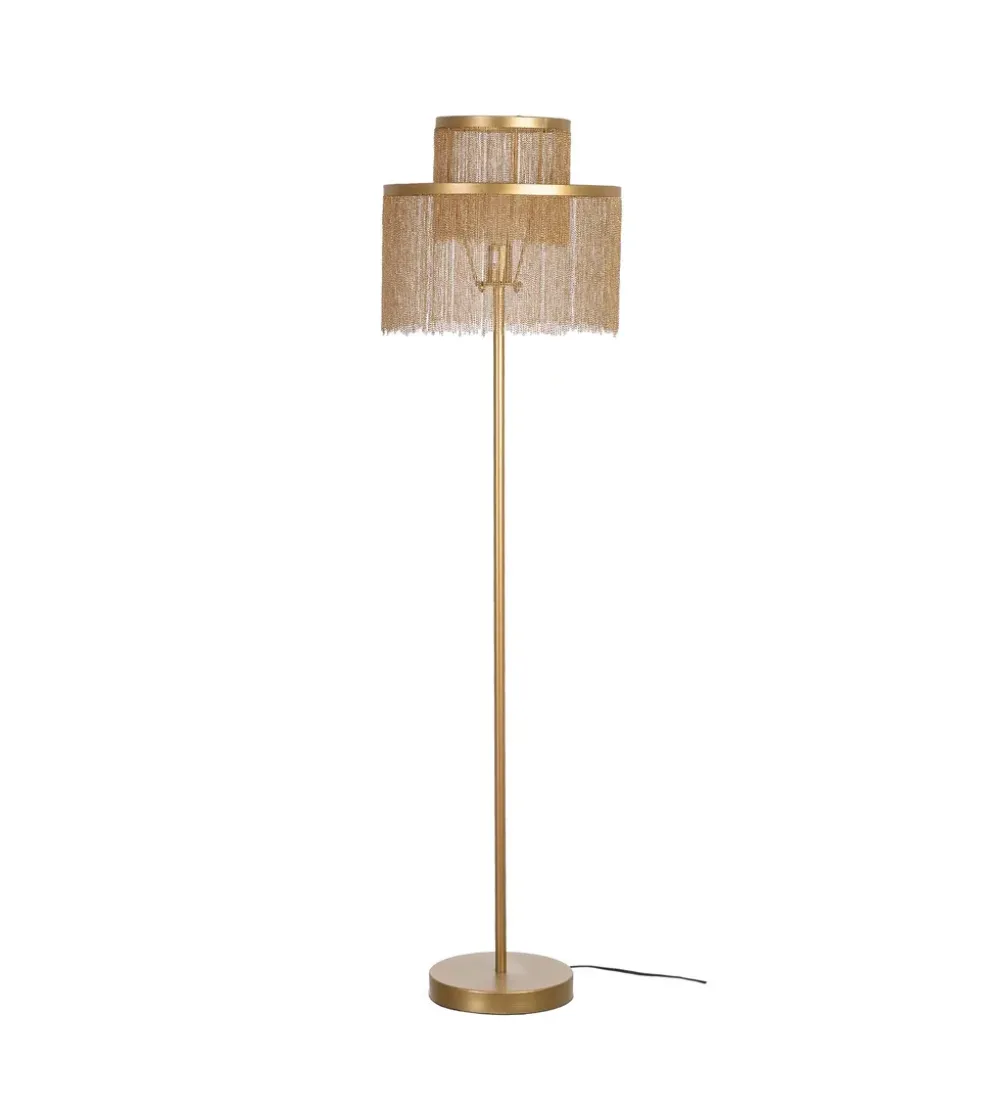 Lampa podłogowa DANCEY 151 cm złota