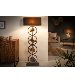 Lampa podłogowa Elit 147 cm czarna