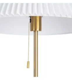 Lampa podłogowa ETARAL 50 cm biało złota