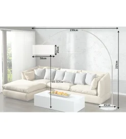 Lampa Podłogowa Extenso biała