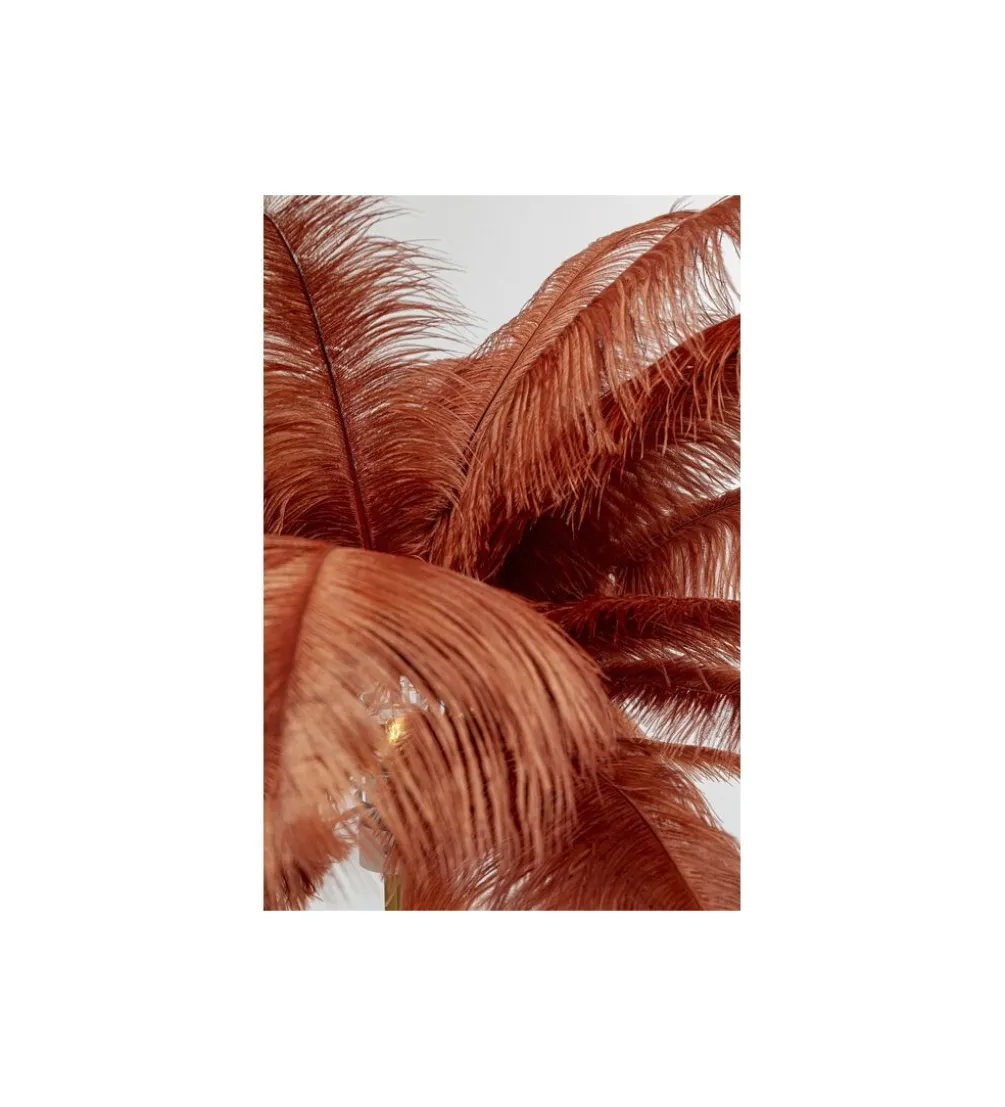 Lampa podłogowa FEATHER PALM 165 cm pióra