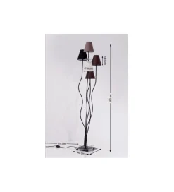 Lampa podłogowa FLEXBLE MOCCA CINQUE 163 cm