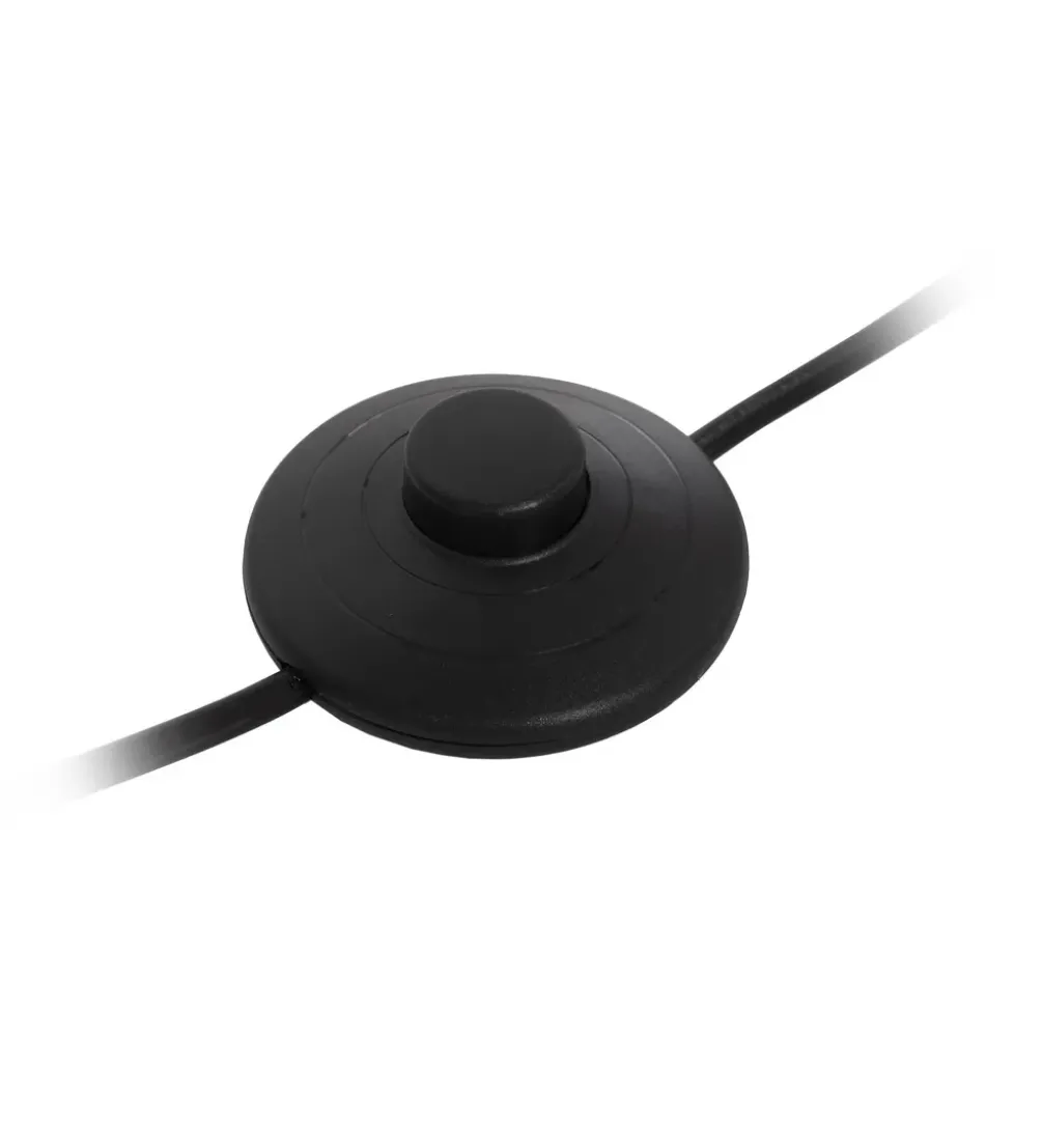 Lampa podłogowa HEMLA 156 cm szklana czarno szara