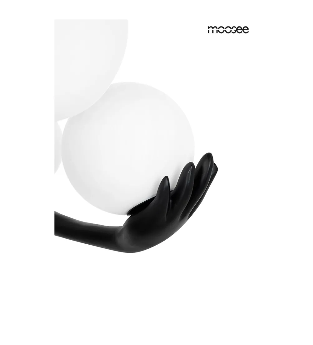 Lampa podłogowa HUMAN 180 cm czarna