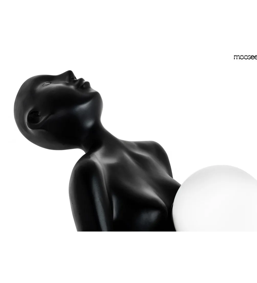 Lampa podłogowa HUMAN 180 cm czarna