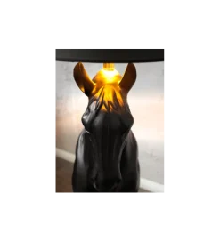 Lampa podłogowa Koń Horse Black Beauty czarna
