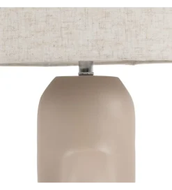 Lampa podłogowa LEKATU 142 cm kremowa