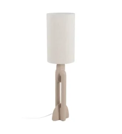 Lampa podłogowa LEKATU 142 cm kremowa