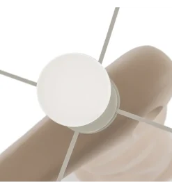 Lampa podłogowa LEKATU 128 cm kremowa