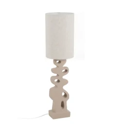 Lampa podłogowa LEKATU 127 cm kremowa