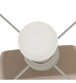 Lampa podłogowa LEKATU 127 cm kremowa