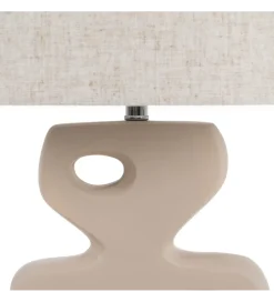 Lampa podłogowa LEKATU 127 cm kremowa