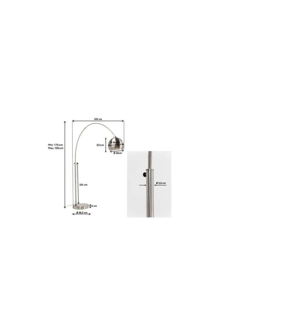 Lampa podłogowa LOUNGE SATIN SMALL DEAL ECONO
