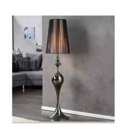 Lampa podłogowa Lucie czarna