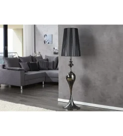 Lampa podłogowa Lucie czarna