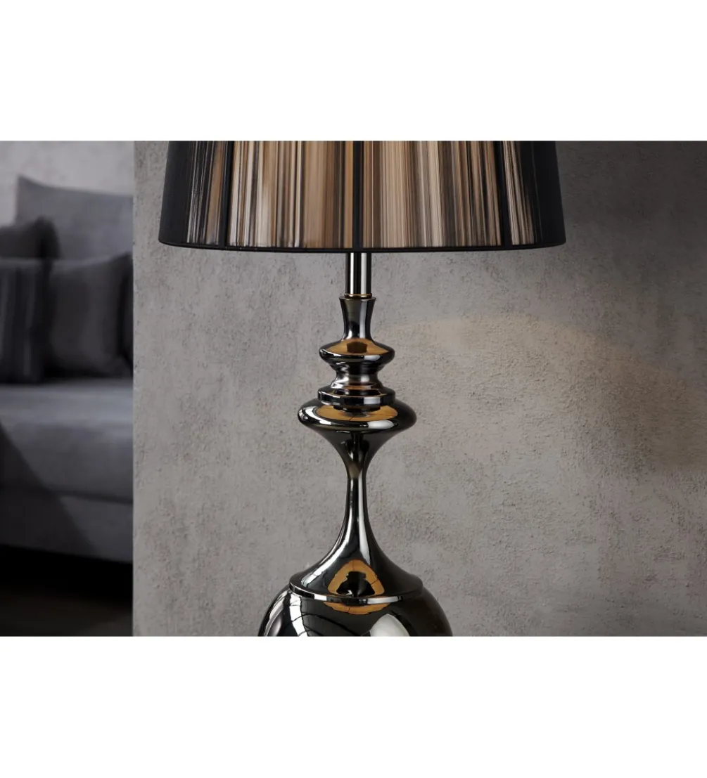 Lampa podłogowa Lucie czarna