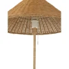 Lampa podłogowa MERTAN 154 cm rattan biała