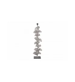 Lampa podłogowa Morella 122 cm srebrna