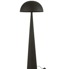 Lampa podłogowa Mushroom 148 cm czarna