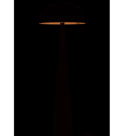 Lampa podłogowa Mushroom 148 cm czarna