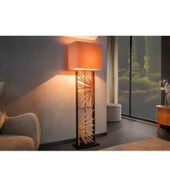 Lampa podłogowa OMAR 165 cm beżowa