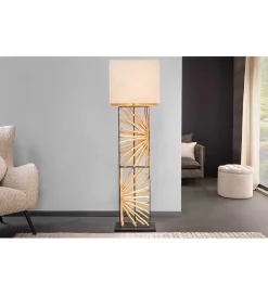 Lampa podłogowa OMAR 165 cm beżowa