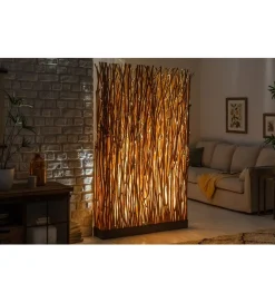 Lampa podłogowa Parave 180 cm longan naturalna