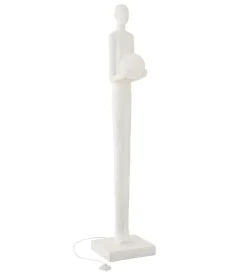 Lampa podłogowa PERSON 151 cm biała