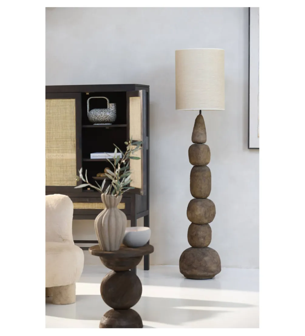Lampa podłogowa podstawa MARREE 135 cm ciemnobrązowa