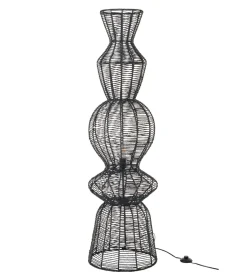 Lampa podłogowa ROPEAN 135 cm czarna