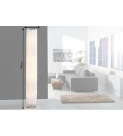 Lampa podłogowa Salone biała