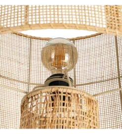 Lampa podłogowa SEULO 154 cm rattan