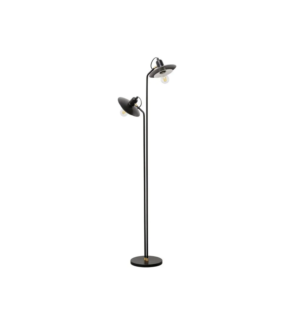 Lampa podłogowa SPEAKER DUO 149 cm czarna