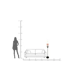 Lampa podłogowa SUGAR 150 cm