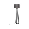 Lampa podłogowa TIMON 160 cm czarna