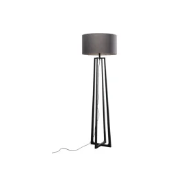 Lampa podłogowa TIMON 160 cm czarna